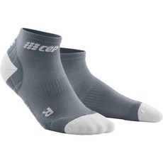 CEP 러닝양말 기능성 컴프레션 여성 발목 성능 러닝 초경량 로우컷 양말, 3_Grey/Light Grey