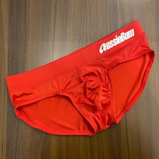 남자 팬티 밀크 실크 로우 허리 탄성 스테레오 컴포트 aussiebum