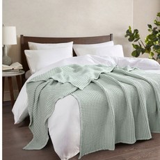 루마인홈뱀부와플담요