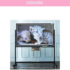 생활잡화 문구사무용품 언더웨어 빔스크린 1500x900 영상빔 투명보드 블랙, S현재옵션선택됨S
