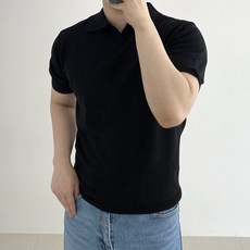 남자오픈카라니트