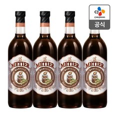 메티에 흑당시럽, 750ml, 4개