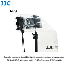JJC-방수 카메라 레인 커버 코트 프로텍터 캐논 니콘 소니 파나소닉 DSLR 방수 액세서리 2 팩, 01 RI-S, 2개