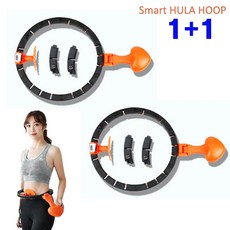 다봄마켓 1+1여름준비 뱃살고민 끝!! Smart HULA Hoop 360도 회전운동