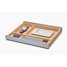 그루브메이드 원목 데스크 트레이 라이트 책상정리