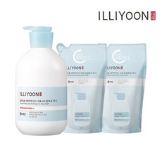 일리윤 세라마이드아토6.0탑투토워시 1000ML +리필 500ml 2개, 1개