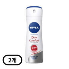 니베아 데오드란트 스프레이형 200ml 드라이콤포트, 60ml, 2개