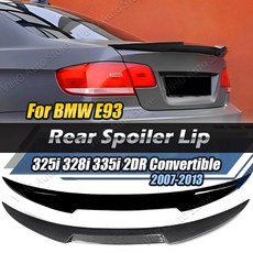 BMW E93 325i 328i 335i 컨버터블 M4 스타일 리어 트렁크 스포일러 07-13 카본 룩