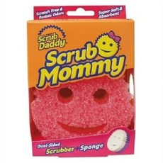 [당일배송] 미국 스크럽 대디 수세미 Scrub Daddy Scratch-Free Dish Sponge Pink 1 Count, 1개, 1개