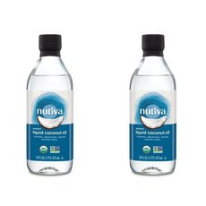 누티바 액상 분획 코코넛 오일 Liquid Fractionated Coconut Oil, 2개, 473ml