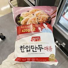 동원 양반한입매콤만두 420g x 2 x 1개, 종이박스포장, 2개