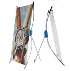 크롬미니배너 탁상용 미니배너 실내용 거치대 1개 크롬미니배너(대형) 상품 이미지