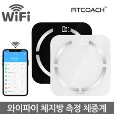 핏코치 Scale WFSC20 체지방 측정 WiFi 체중계_kdm, 화이트