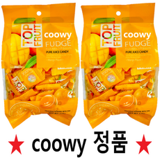 [국내배송] 탑젤리 베트남 망고 젤리 탑 프루트 다낭한시장 COOWY, 320g, 2개