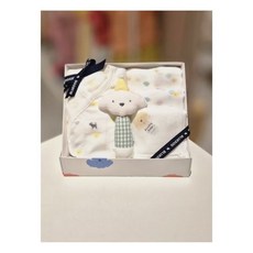 블루독베이비 10 (WH)구름강아지배내저고리딸랑이손수건세트 (24517000008BHD05) 7359560, 블루독베이비 10 (WH)구름강아지배내저고리딸랑이손수건