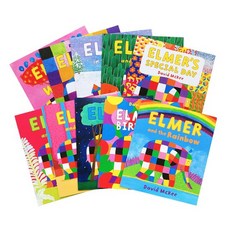 영어원서 Elmer 픽쳐북 10 Books Set - Paperback
