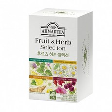 [아마드]후르츠 허브 셀렉션 20티백 허브차, 35g, 20개입, 2개