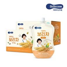 [베베쿡] 처음먹는 유기농 보리차 2BOX, 120ml, 40개