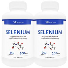 [미국빠른직구] 신제품 마이라이프 내추럴스 셀레늄 200mcg, 2개, 240정
