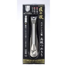 일본 스테인리스 스틸 곡선형 블레이드 손톱깎이 일본산 그린 벨 (G1205), 1개