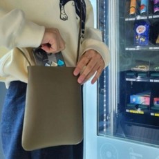 여행용폰가방 데일리 올리브그린 핸드폰지갑가방