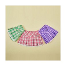 키즈체크스커트