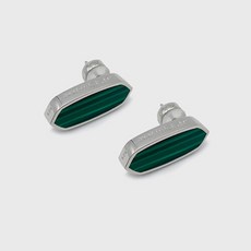 말라카이트원석귀걸이