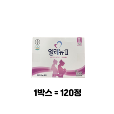 바이엘 엘레뉴 2단계 120정 96g 블리스터 개별포장, 240정, 1개