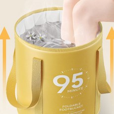 발 건강을 휴대용 족욕가방 위한 물주머니 족욕 가방 건강 물 주머니 족욕기 마사지 관리, 오픈형 족욕가방_그레이, 오픈형 족욕가방_그레이