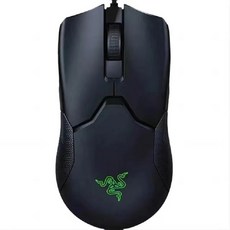 바이퍼얼티메이트 레이저 Razer Viper 경량 유선 마우스 E스포츠 게임 인체 공학적 RGB 슬라이드 조명 효, 01 Black,