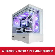 이엠텍 레드빗 PC HERO - I7O403 (i7-14700F / RTX 4070 SUPER / 32GB (16Gx2) / NVMe 1TB) - 14700f