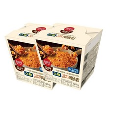 CJ 혼밥 덮밥 자취생필수품 ★여행갈때★ [자취생] 햇반 스팸김치볶음밥 220gX2(컵) 아침대용 한끼식사 한끼대용, 22세트