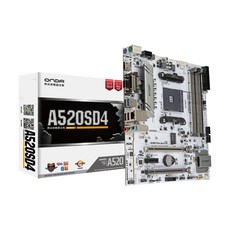 메인보드 b550m b660m z690 h610m b760 z690 z390 z370 ONDA A520SD4-W 마더보드 지원 AM4 Ryzen R3 프로세, 한개옵션0