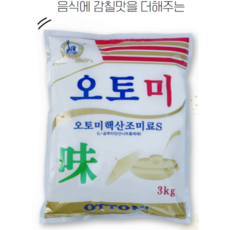 (농부마을 콩사랑) 오토미 미원 핵산조미료S 3kg 1개 4개입, 4개