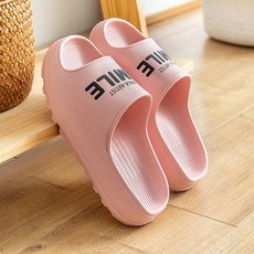 남녀공용 실내화/실외화 겸용 키높이 슬리퍼 향균 EVA 소재 스마일슬리퍼