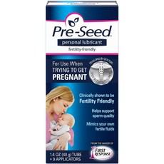 프리씨드 퍼틸리티 튜브 40g 9팩 Pre-Seed Fertility Friendly Lubricant
