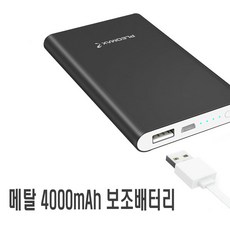 보조배터리 플레오맥스 메탈 4000mAh C타입
