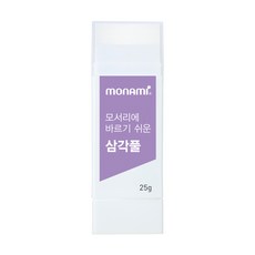 모나미 모서리에 바르기 쉬운 삼각풀 25g 낱개 접착제, 10개