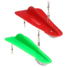 [해외] Diving Board 낚시 트롤링 조절 인공 미끼 다이버 판 납 Swivel 낚시 Tool 액세서리, 녹색