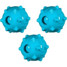  애견 장난감 삑삑이 고양이 강아지 체이스 앤 촘프 도그 애완동물용 어메이징 스퀴커 볼 노브블 2.5인치 소형 품종, Molecule 3 Pack 