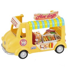 실바니안가챠 실바니안패밀리 코스튬 가구 핫도그 벤, 핫도그 가게  인형 미포함