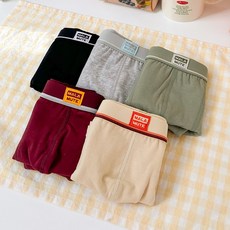 엘라운지 남아용 주니어 면스판 드로즈 팬티 5P 라운지 남아용 주니어 면스판 드로즈 팬티 5P