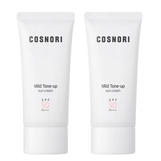 코스노리 마일드 톤업 선크림 SPF50+ PA++++, 50ml, 2개