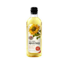 백설 해바라기유, 900ml, 1개