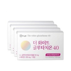 더화이트 글루타치온 40 인지질코팅 2g x30포 4개월, 없음