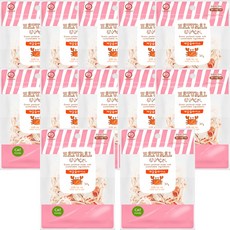 반려묘를위한 네츄럴스낵 게살슬라이스 고양이 간식, 30g, 10개