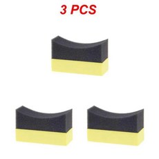 내구성 연마 갈이 갈기 타이어 브러시 도구 자동차 휴대용 왁싱, 3.Style A 3pcs