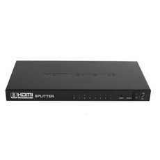 8 포트 hdmi 비디오 분배기 오디오 증폭기 3d full hd 1080p 1 in 8 out hdmi 허브 박스 스위처 (hdtv 프로젝터 pc 모니터 용), 1개