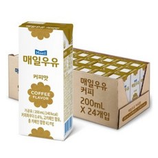 매일유업 멸균우유 커피맛, 200ml, 120개