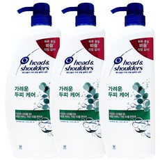 헤드앤숄더 가려운 두피 케어 샴푸 850ml(신형) 3개, 케라시스 데미지 린스 1500ml x 3개